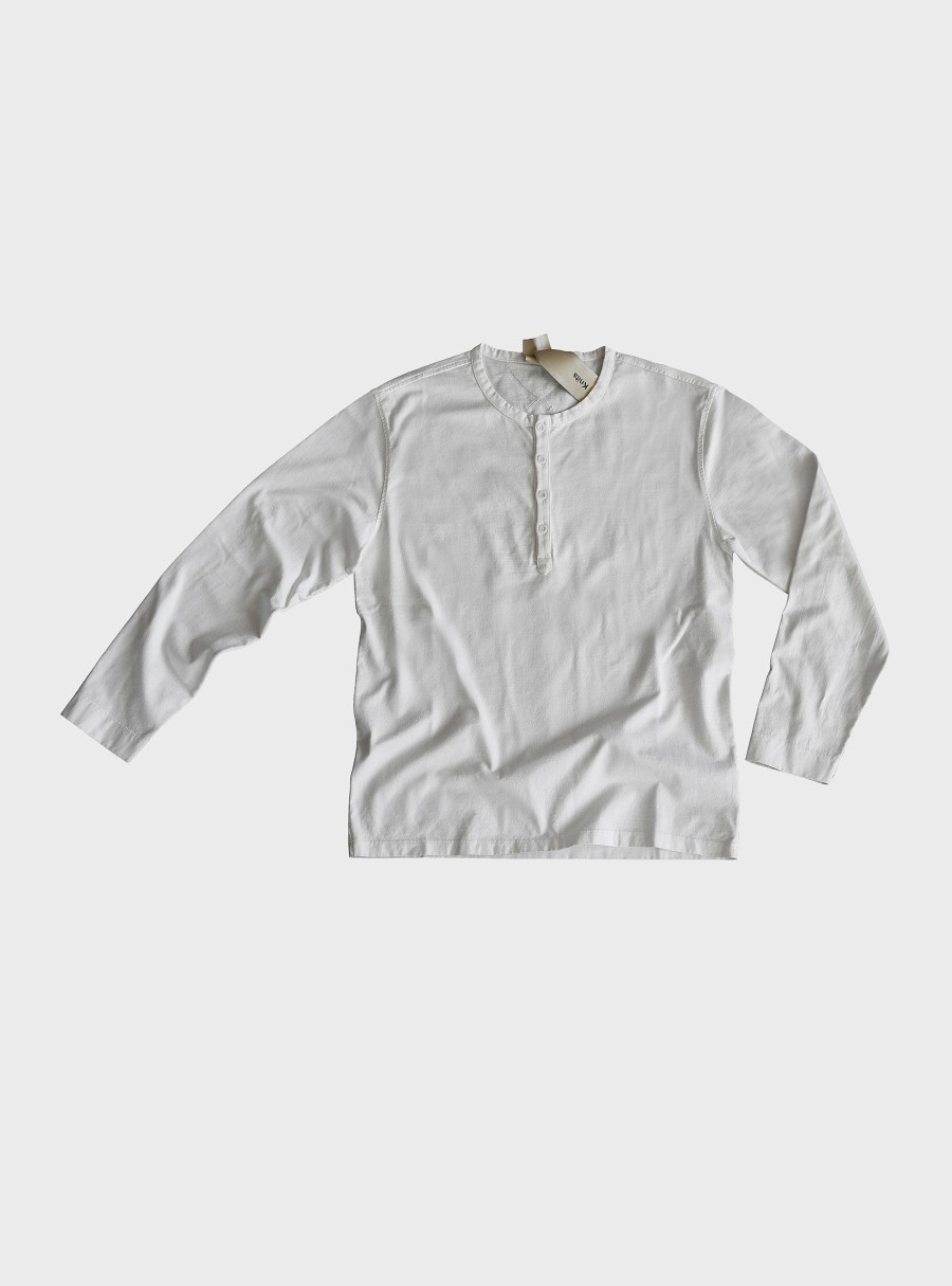 Clothing TEN C | Henley Shirt White