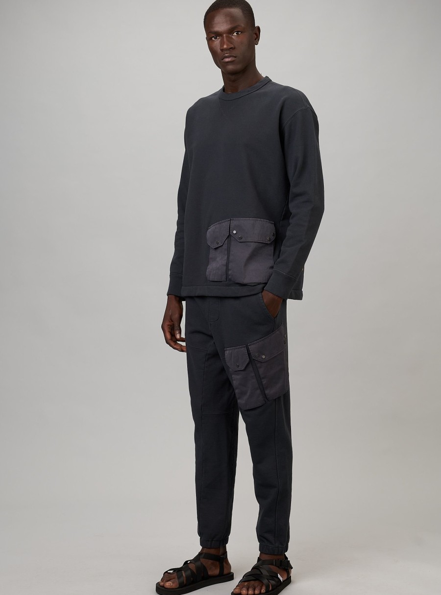 Clothing TEN C | Garment Dyed Sweatpants Grey Smog