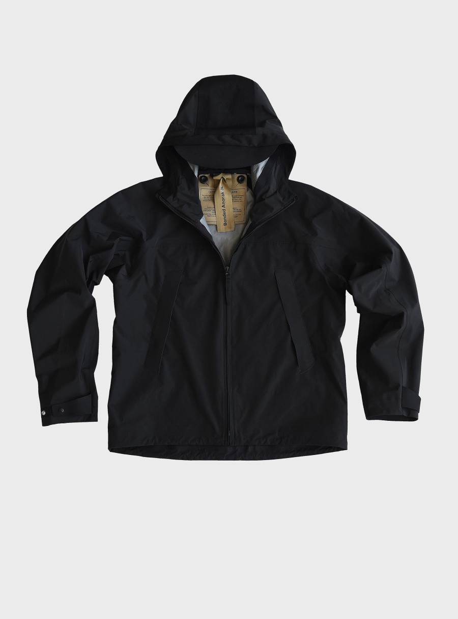 Clothing TEN C | Bonded Anorak 3Layers Black