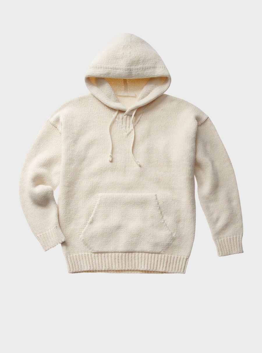 Clothing TEN C | Heavy Knit Wool Jumper Cream