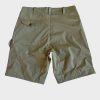 Clothing TEN C | Garment Dyed Cotton Satin Shorts Pale Taupe