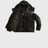 Clothing TEN C | Aspen Combo Down Jacket Green Lizard