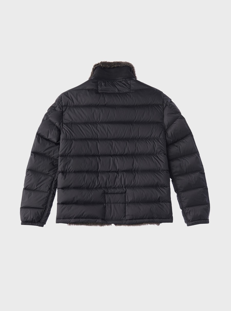 Clothing TEN C | Shearling Liner Grey Soot