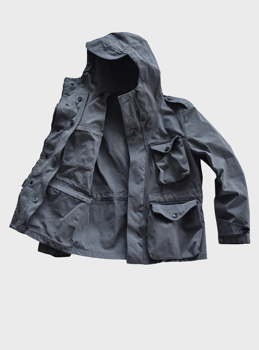 Clothing TEN C | Snow Smock Grey Soot