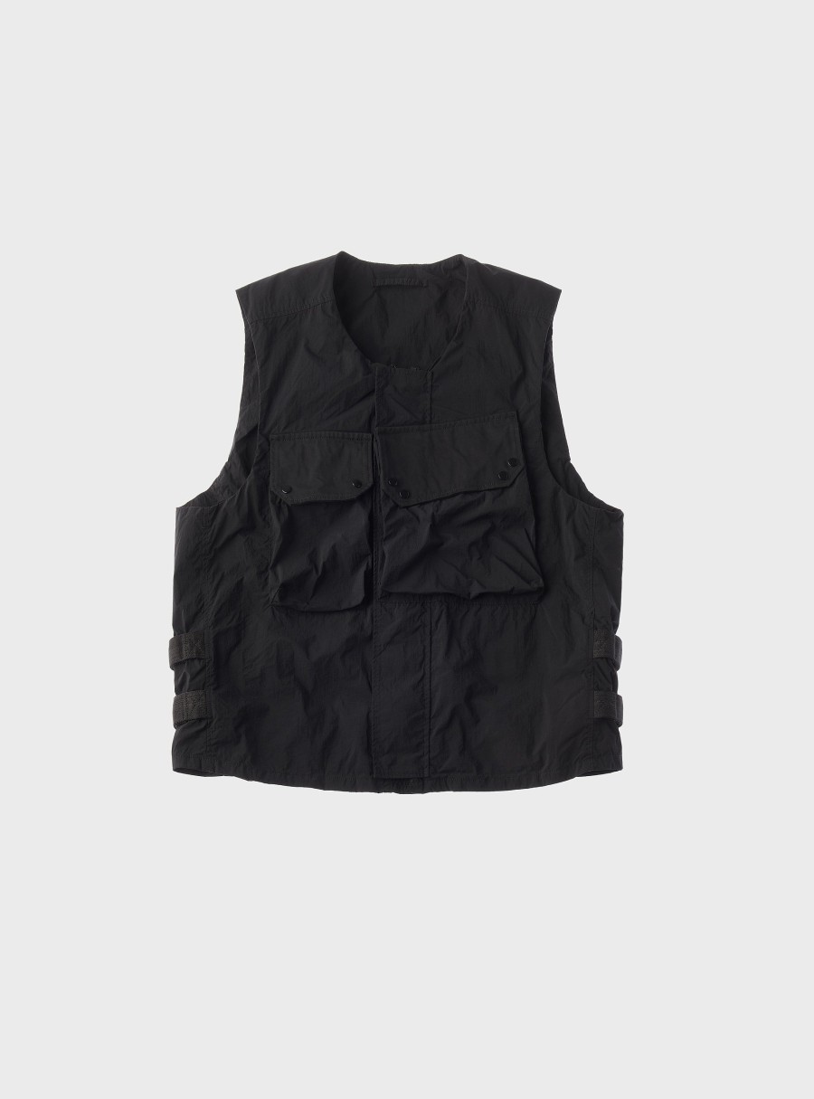 Clothing TEN C | Mid Layer Vest Black