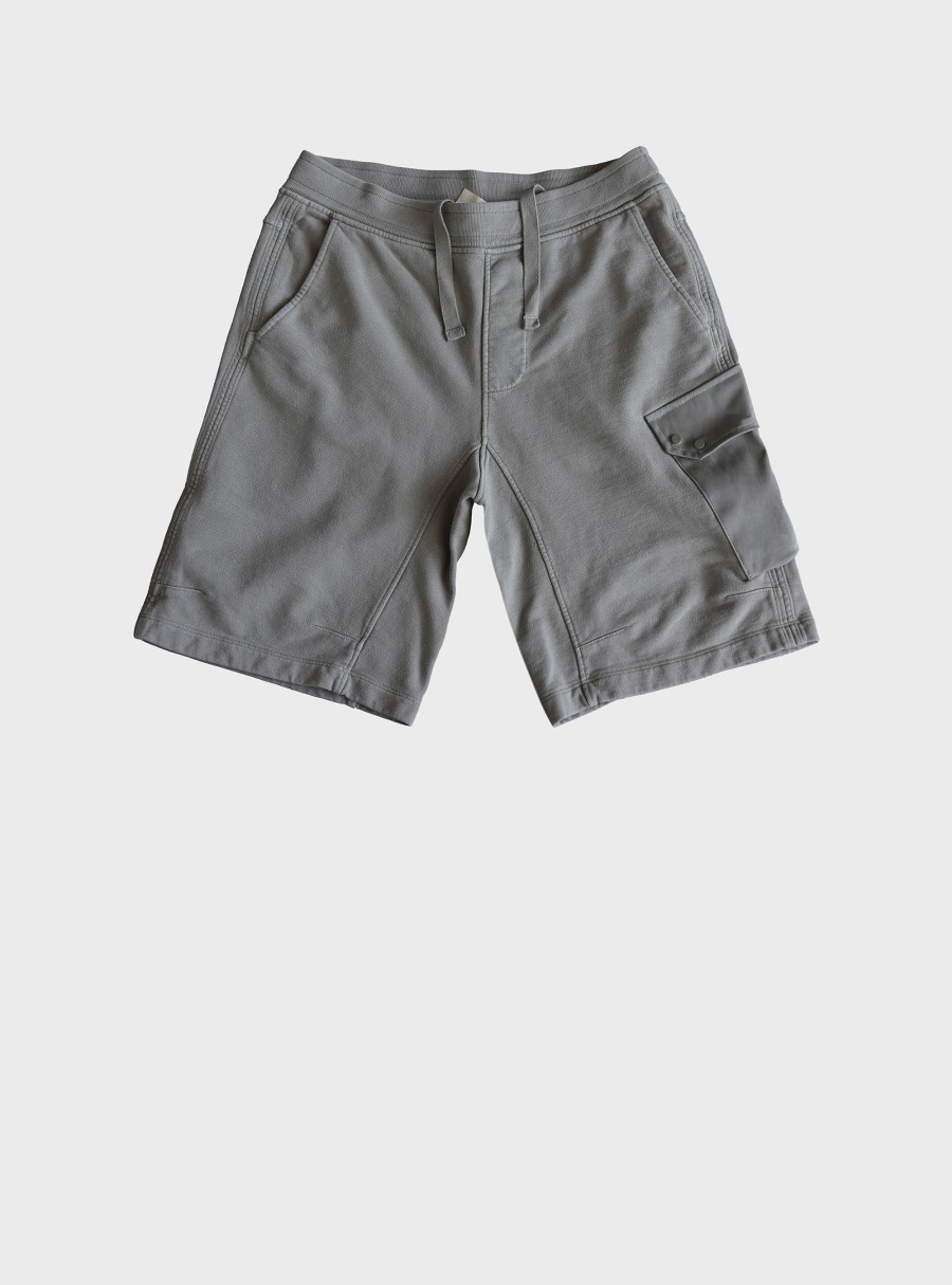 Clothing TEN C | Garment Dyed Sweatshorts Granite Grey