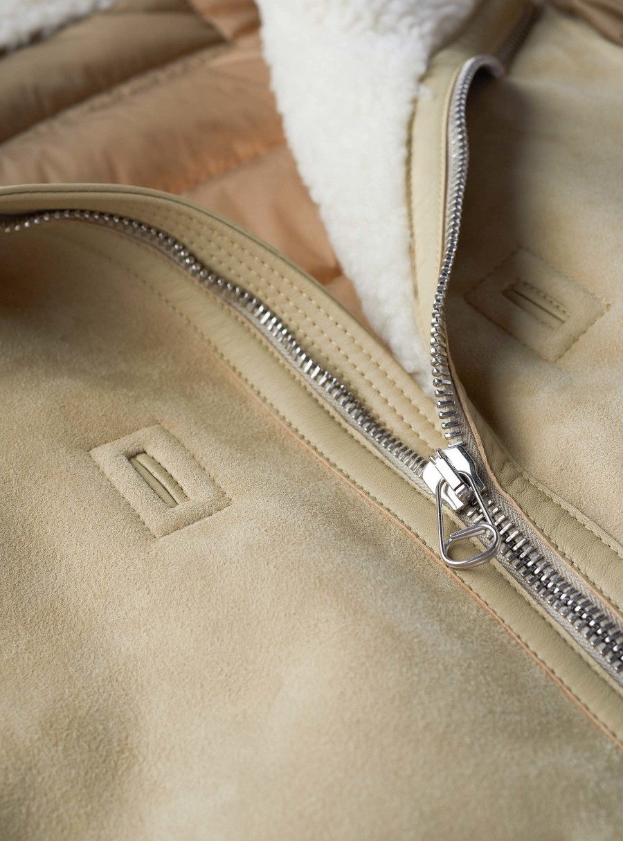 Clothing TEN C | Shearling Liner Light Kaki