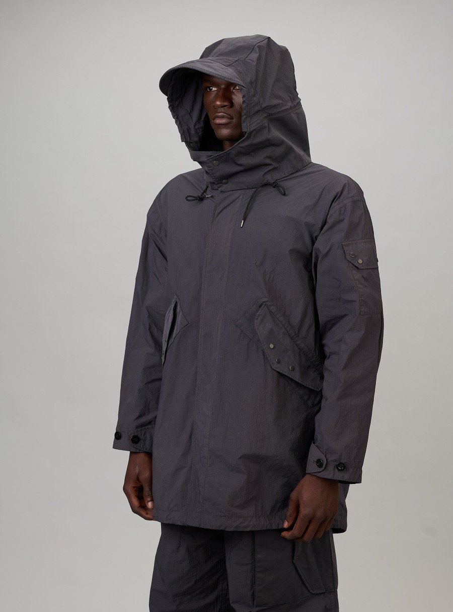 Clothing TEN C | Parka Mid Layer Grey Smog