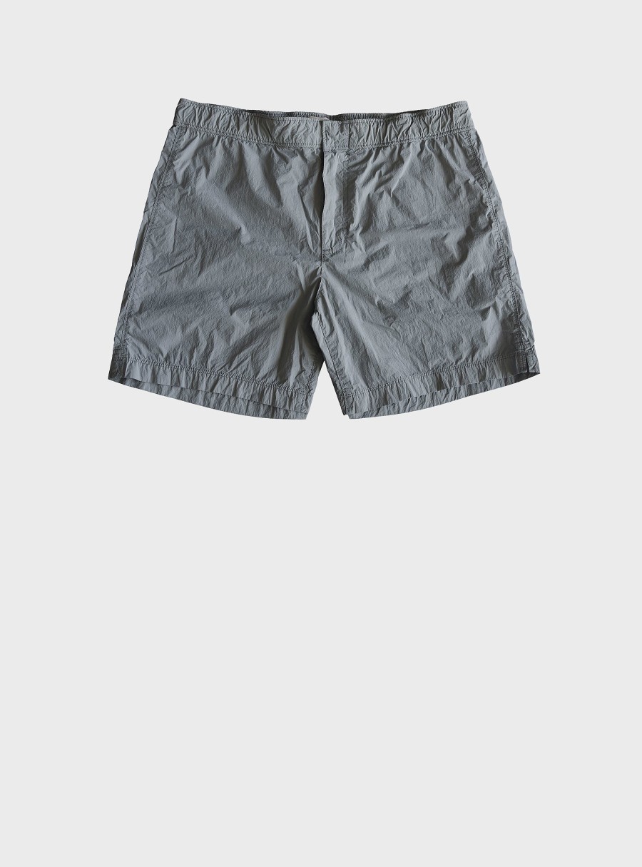 Clothing TEN C | Nylon Tactel Shorts Titanium Grey