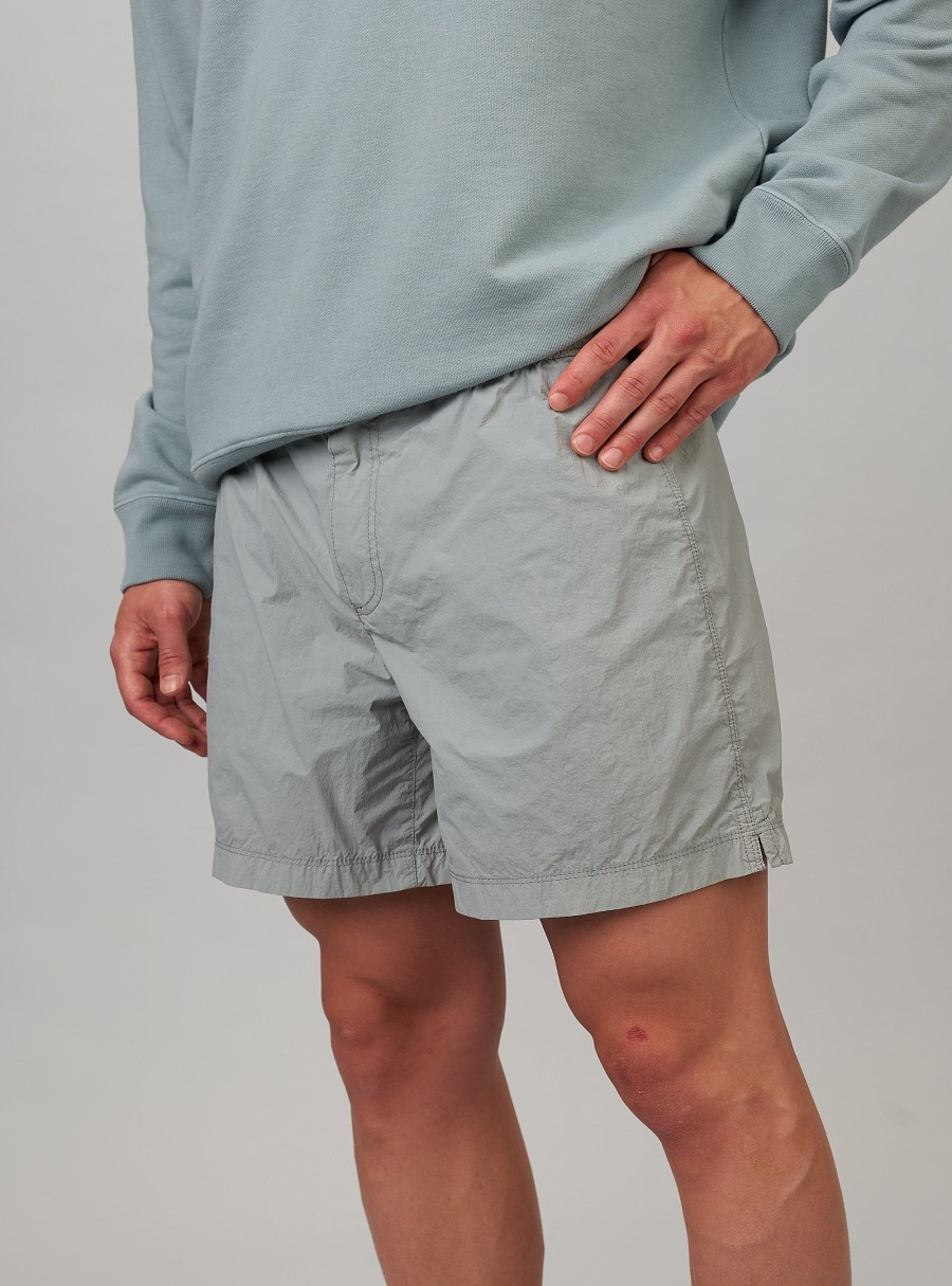 Clothing TEN C | Nylon Tactel Shorts Titanium Grey