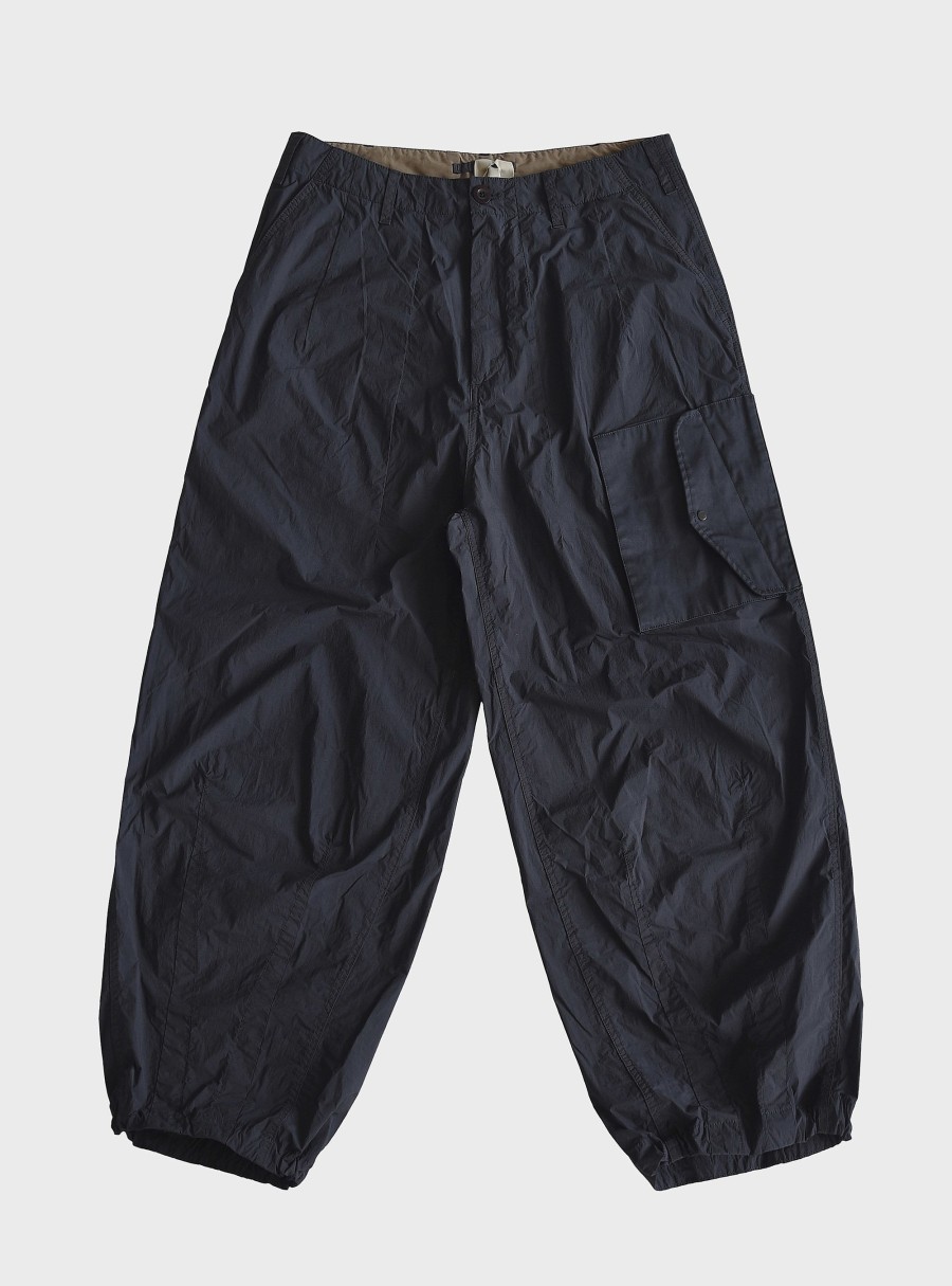 Clothing TEN C | Pocket Nylon Trousers Black