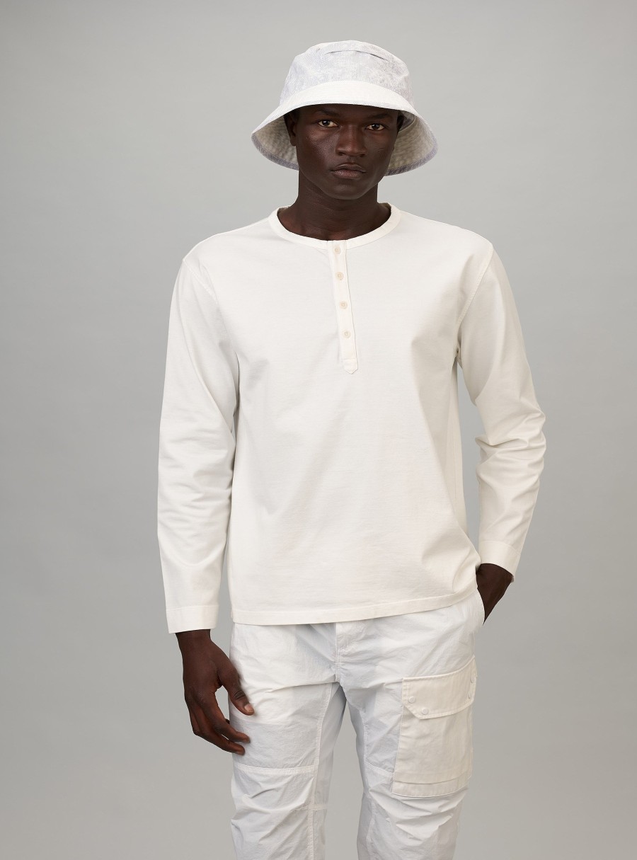 Clothing TEN C | Henley Shirt White