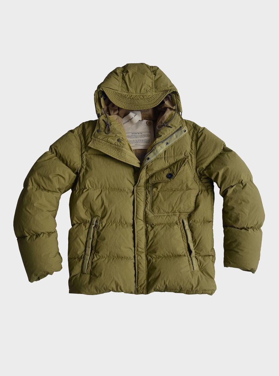 Clothing TEN C | Survival Down Jacket Nylon Tactel